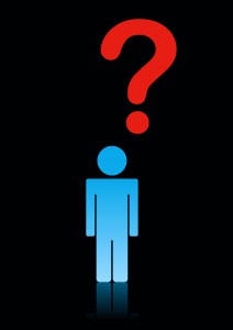 Stickman with question mark