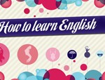 How To Learn English Infographic Logo