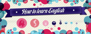 How To Learn English Infographic Logo
