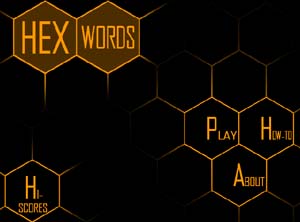 Hex Words Game Logo