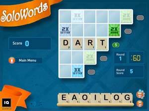 Solo Words Game Logo
