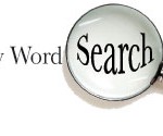 Wednesday Word Search Icon of magnifying Glass