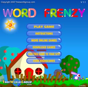 Word Frenzy Game Logo