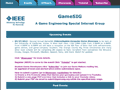 Institute of Electrical and Electronics Engineers Game Special Interest Group (IEEE GameSig)