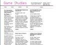 Game Studies: The International Journal of Computer Game Research