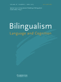 Bilingualism: Language and Cognition