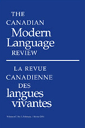 Canadian Modern Language Review