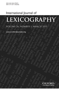 International Journal of Lexicography