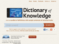 Dictionary of Knowledge